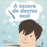 a escova de dentes azul